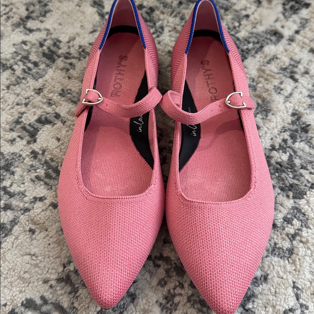 Rothys the Point Mary Jane II, Tulip pink